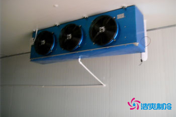 配送中心冷庫庫內(nèi)風(fēng)機(jī)安裝展示